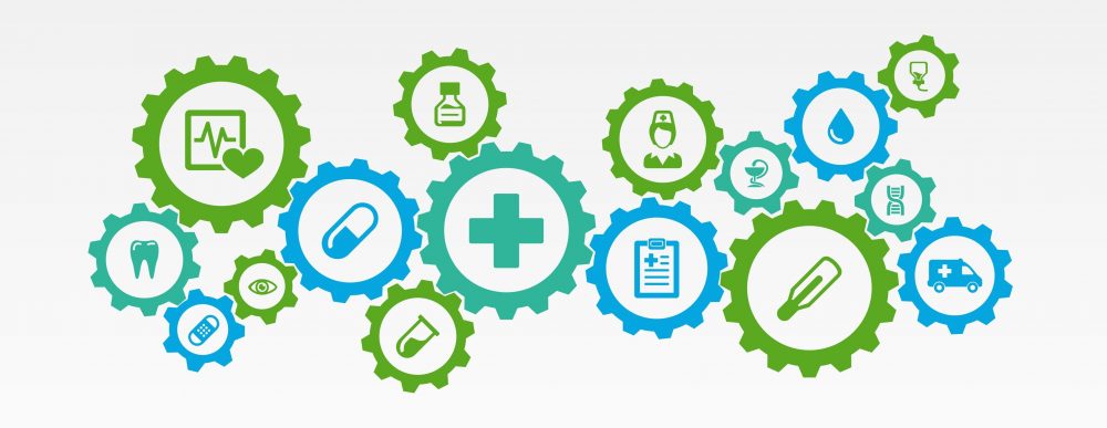 Graphic shows the interdisciplinary approach of the Shift Rehabilitation